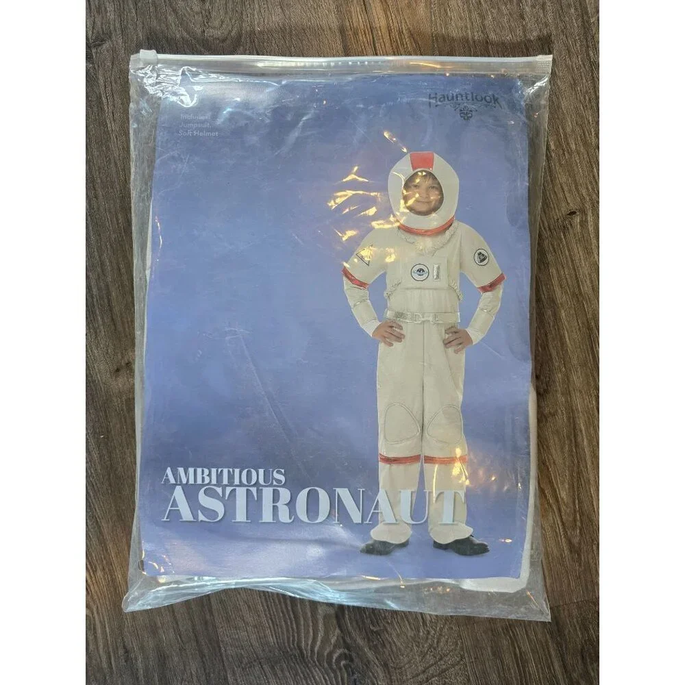 NWT Hauntlook Kids Ambitious Astronaut Halloween Costume Size Small Holiday Part